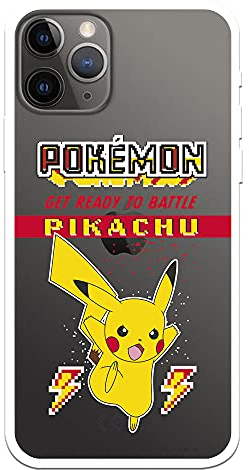 Schutzhülle für iPhone 11 Pro, offizielles Pokémon-Pikachu Get Ready To Battle. Wählen Sie das Design, das Ihnen am besten gefällt für Ihr iPhone 11 Pro