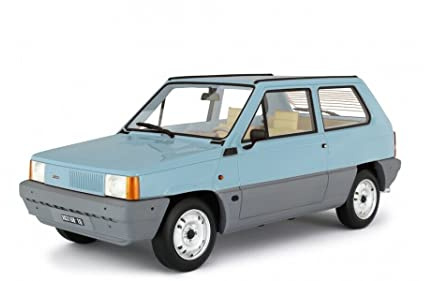 Fiat Panda 30 1980 1:18 Azzurro Lucido Modellino Auto Escl. Collezionisti