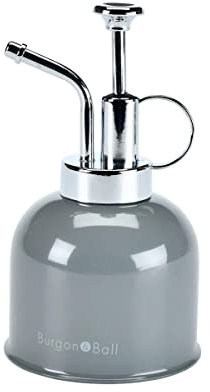 Burgon & Ball Stainless Steel Indoor Plant Mister, 300 ml Capacity, Charcoal