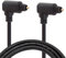 Right Angle Optical Fibre Cable, Dual 90 Degree Audio Toslink Cord for Blu-Ray Player, Soundbar, HDTV, PS3/PS4, Xbox,TV, DVD, Speaker (1 Meter / 3.3 Ft)