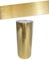 Wandbordüre, selbstklebend, wasserdicht, aus PVC, Sockelleiste, selbstklebend, für Küche und Badezimmer, Wanddekoration, gebürstetes Gold, 5 cm x 500 cm