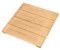 JARDIN202 - Tarima de madera de pino | Baldosa de madera para exterior y ducha | Protección Autoclave Nivel 3 | 50x50cm / 28mm (10 unidades)