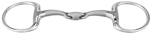 Sprenger SATINOX Pony Olivenkopftrense 14 mm doppelt gebrochen - Edelstahl rostfrei, 115 mm Weite