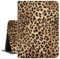 Lokigo iPad Air 5. Generation 2022, 10.9 Hülle für 4. 2020, 5/4 Multi-Winkel Viewing Case mit verstellbarem Ständer Weiche PU Leder Rückseite Auto Wake/Sleep,Leopard