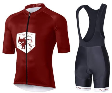 UGLY FROG 2025 Abbigliamento Ciclismo Uomo Estivo - Elegante e Funzionale Body da Ciclismo con Pantaloncini Imbottiti in Gel 19D Traspirante e Ad Asciugatura Rapida H15-M
