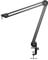Yjcnelcr Adjustable Microphone Suspension Boom Scissor Arm Stand Mic Stand For Radio Broadcasting Rotation Bracket