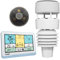 ECOWITT stazioni meteo WS3821, 7 in 1 energia solare Wifi casa all'aperto sensore meteo WS90, 7,5 pollici giardino Wireless Indoor Colore Console LCD, IOT controllo intelligente di collegamento