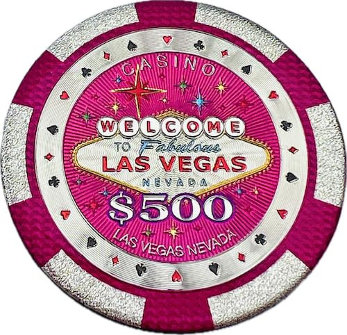 Las Vegas Pokerchip-Magnet Welcome to Fabulous Las Vegas