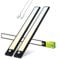 Brendz Unterbauleuchte Küche LED, LED Leiste Küche, 2 x 40cm, USB-C Wiederaufladbar, 2200mAh, 3 Farbtemperaturen, Dimmbar, Magnetisch, Küchenunterbauleuchte, Küchenbeleuchtung, Puyo Schwarz
