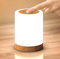 Générique Lampe de Table Tactile avec minuteur, Dimmable, Veilleuse LED Rechargeable, 256 Couleurs RVB, 5 Modes d'Éclairage, Lampe de Chevet, Veilleuse Enfant