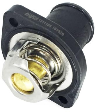 Hajus 1211164 Thermostat mit Gehäuse mit Dichtung 89 ° C kompatibel mit Citroën Berlingo Peugeot 206 307 Partner 1.4 1.6 1336.Q1, 1336Q1