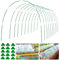 WYRJXYB Tunnel per piante, 60 pezzi, archi a tunnel per aiuole rialzate, aste in fibra di vetro, fai da te, arco da giardino, piante, tunnel stagnante, archi per rete, piante, frutta, verdura