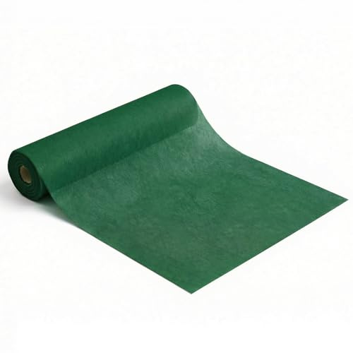 Artoid Mode Tischband Rolle Waldgrün Weihnachten Vlies Tischläufer 30 cm x 25 m, Wohnzimmer Tischdeko Tisch Geburtstage Hochzeit Party Dekor