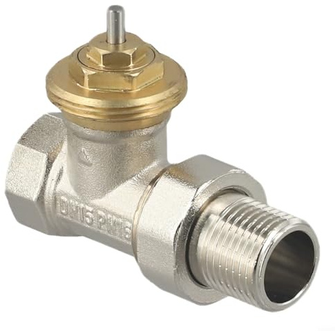 DN15 DN20 DN25 Messing Thermostat-Heizkörperventil ohne Thermostatkopf für Heimheizsystem mit M30 x 1,5 mm Gewinde Vert (DN15)