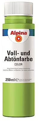 Alpina COLOR Voll- und Abtönfarbe Power Green 250ml seidenmatt