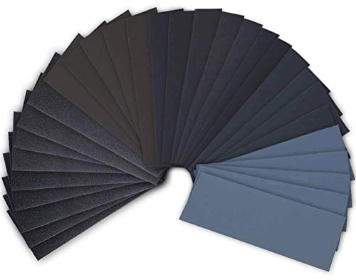 42 Stück nass trocken Schleifpapier 120 bis 3000 Grit Sortiment 9 * 3 6 Zoll