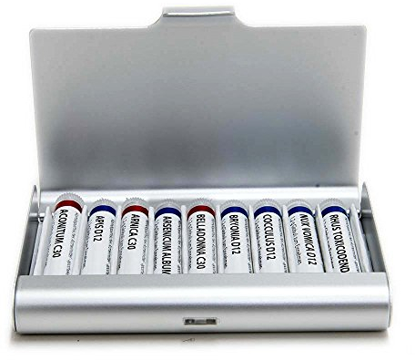 Sanavit Homöopathische Reiseapotheke Alu 9er – Silber