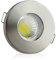 Rahmen für GU10 LED und Halogen Einbaustrahler - super flach - auch geeignet für Bad, Außenbereich IP44 - elegantes Design, hochwertige Verarbeitung aus Edelstahl - Rund Spot - | ohne Leuchtmittel