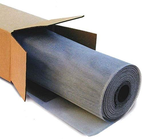 Zanzariera in alluminio a rotolo ritagliabile 120cm x 30 mt