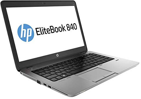 HP EliteBook 840 G1 - Computer portatile da 14, Intel Core i5-4200U, 8 GB di RAM, SSD 240 GB, Windows 10 Professional, colore: Nero (Ricondizionato)