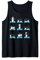 Pinguin Yoga Shirt-Yoga Pinguin auf Matte Coole Geschenke Tank Top