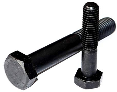 Sechskantschraube M8x65 mit Schaft DIN 931 Stückzahl 10 Stahl schwarz Festigkeitsklasse 10.9 ähnIich ISO 4014