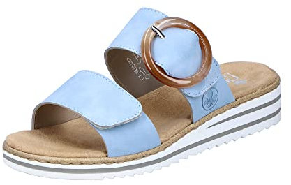 Rieker Arizona Womens Sandals 41 EU Light Blue