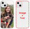 MXCUSTOM Personalised Phone Case for Apple iPhone 13, Customised with Photo Image Text Picture Design Make Your Own Phone Cover [Clear Soft TPU Slim Shockproof] (FXT-CR-P1)