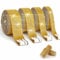 EANLOLY 4 Rollen Strass Selbstklebendes Band Kristall Dekoration Diamant Aufkleber für Kunst Handwerk, DIY Veranstaltung Auto Telefon Dekoration(Gold)