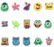 15, 30, Mixed, Girl Or Boy Superhero Famous Cute Cool Funny Random Colourful Shoe Charms Decorations For Croc Clog Shoes, Bracelet And Wristband For Women & Men No Duplicates (15 S&M)