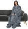 Catalonia Classy TV-Decke, Kuscheldecke mit Ärmeln und Füßen, Professionelle Kuschel-Ganzkörper-Kuscheldecke zum Anziehen, für Erwachsene, Damen und Herren zum Verschenken, 190 x 135 cm
