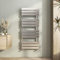 Heilmetz Heated Towel Rail for Bathroom, Chrome Towel Rail Radiator 1200 x 500mm Flat Panel Bathroom Ladder Towel Radiator Towel Warmer Modern Central Heating Radiators