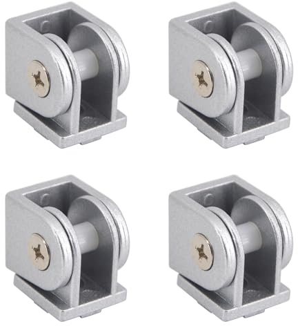 4Pcs 2020 Aluminium Profil Bewegliche Scharnier Verbinder Zink-Legierung 180 Grad Drehung Gelenkverbinder