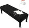 YISUN Wasserdicht Universal-Bezug für Esszimmer-Bank, Elastisch Jacquard Dining Bench Cover für Esszimmer, Abnehmbar Bezug für Esszimmerstuhl Esszimmer (Pures Schwarz)