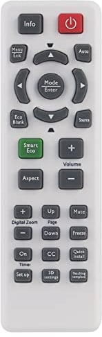 RC02 VINABTY Replace Remote Control Fit for BenQ Projector TH682ST TW526E TW529 MS527 MW529 TX538 TW519 MW519 MS504 MX505 MW603 MS521P TW523
