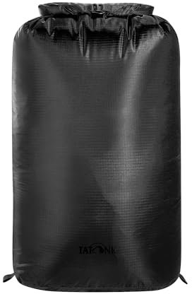 Tatonka Unisex – Erwachsene SQZY Dry Bag 20l Wasserdichter Packsack, Black, 20 Liter