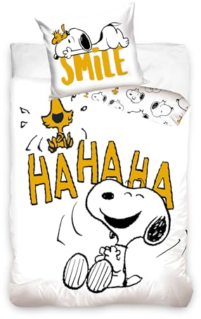 Carbotex Snoopy Peanuts Bettwäsche SNO225014 135x200 cm