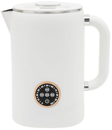 Wasserkocher | 1500W Watt | Edelstahl mit Temperaturwahl | Teekocher | Warmhaltefunktion | Temperatureinstellung 5 Temperaturstufen