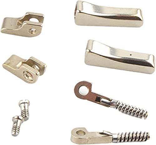 ZONEEAKO Paquete de 5 bisagras de Resorte Flexible for Gafas con Caja, bisagras for Gafas, Piezas de reparación de Repuesto de Resorte Roto for Gafas