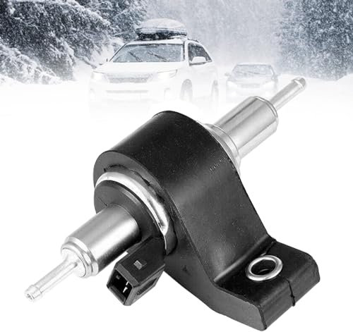 Inscrip Diesel Car Fuel Pump, 12V 22ML, Compatible With Truck, Van, Modern Style, Custom Fit, Bracket Mount, New, Metal, Plastic, Manual Operation, Fits 1KW TO 5KW Webasto Eberspacher Heaters
