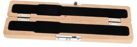 1 Stück Karton Etui für Flötenmundstücke Flötenkopfkoffer Instrumentenkoffer für Blockflöte Flötenkopfbox Holzbox für Flötenkopf Aufbewahrungsbehälter für Flötenköpfe Ahorn WHAMVOX