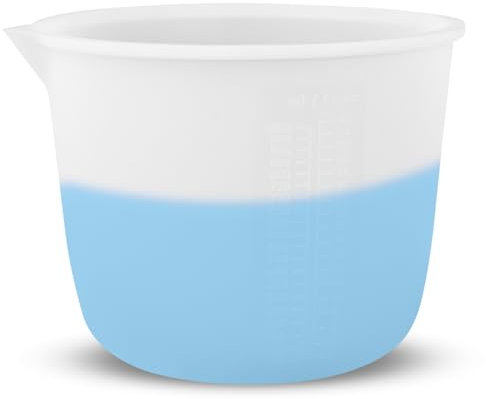 LOMUG Silikon Messbecher Epoxidharz, 1000ml Große Silikon Messbecher Gießpulver, Silikonbecher zum Gießen, Wiederverwendbare Harz-Mischbecher für Gießformen,DIY Handmade,Basteln,Schmuck Machen, Küche