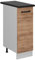 Vicco Apothekerschrank R-Line, Goldkraft Eiche, 30 cm AP Anthrazit