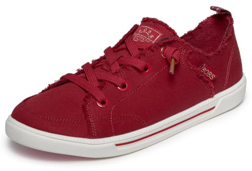 Skechers Damen Bobs B Cute 2.0 Sneaker, Rot/Ausflug, einfarbig (Getaway Solids), 38 EU
