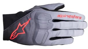 Alpinestars Reef Ladies Motorcycle Gloves, GRAY BLACK PINK FLUO, L