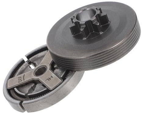 HEMOTON 1 Satz Kettensägenkupplung Kupplungszubehör Ersatzteile Kettensäge Motorsäge Kupplung Kettensäge Clutch Schleifer-Kettensägenaufsatz Universelle Kettensägenführung Eisen Grey