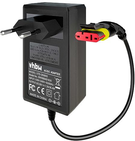 vhbw Bloc d'alimentation compatible avec McCulloch ROB S500 (à partir de 2020), S400 (à partir de 2020) tondeuse à gazon, robot tondeur - 10,1 cm