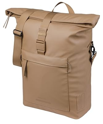 Basil Brooklyn Einzeltasche - MIK Hooks inkl. - 17L - Laptopfach - Sand