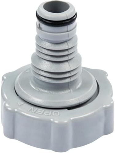 Pool Drain Valve,Swimming Pool Vacuum Hose Adapter,Replacement Hose Tub,Pool Drain Fitting Connects,Leak-Proof P-ool Hose Adapter for Efficient Water Flow,Inner Diameter 32 Mm Connector