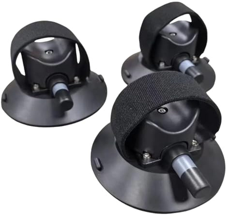 Homyl 3 Pezzi Portabici Ventosa Portabici Auto Tetto Fissaggio Nylon Gomma Installazione Facile Resistente alle Alte Temperature Adatto per Viaggi Accessori